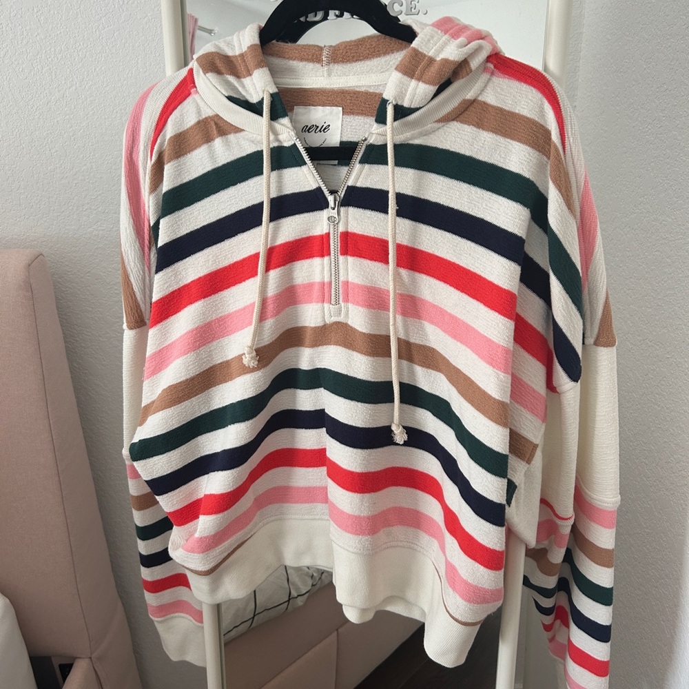 Aerie Restart Quarter Zip Hoodie